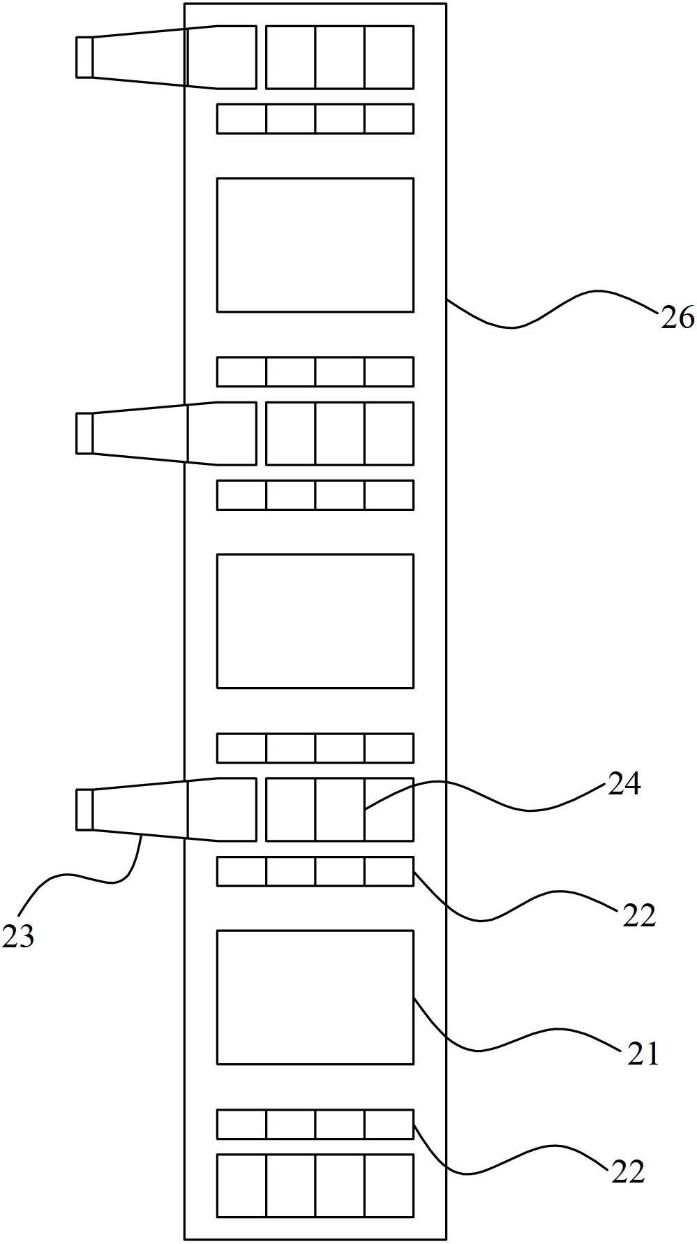 Tangential firing system under air staged combustion technology