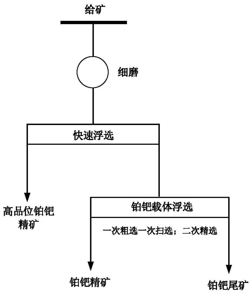 Beneficiation method for directional enrichment of precious metal