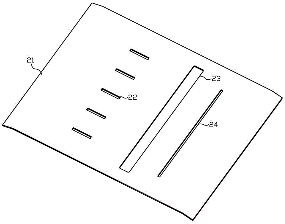 Cutting device for making mining support strips by using waste conveyor belts