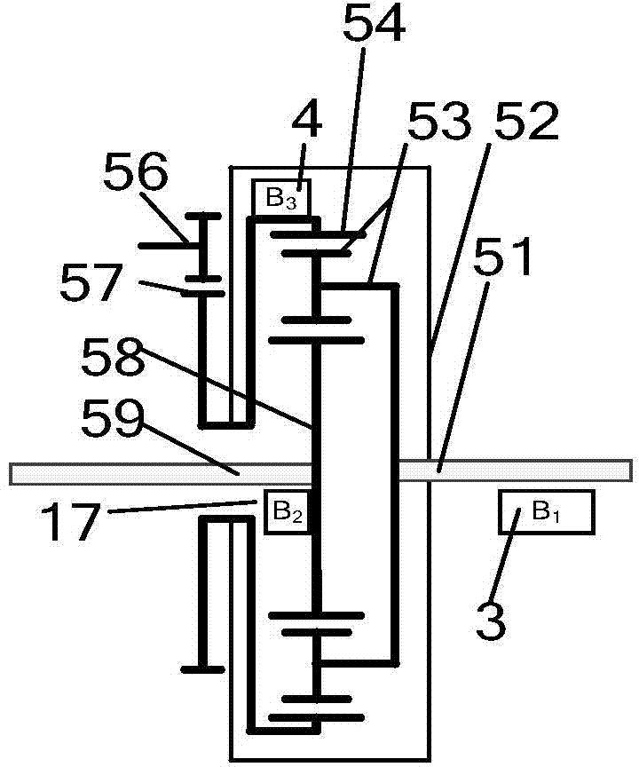 Series-parallel hybrid power tractor power system and control method thereof