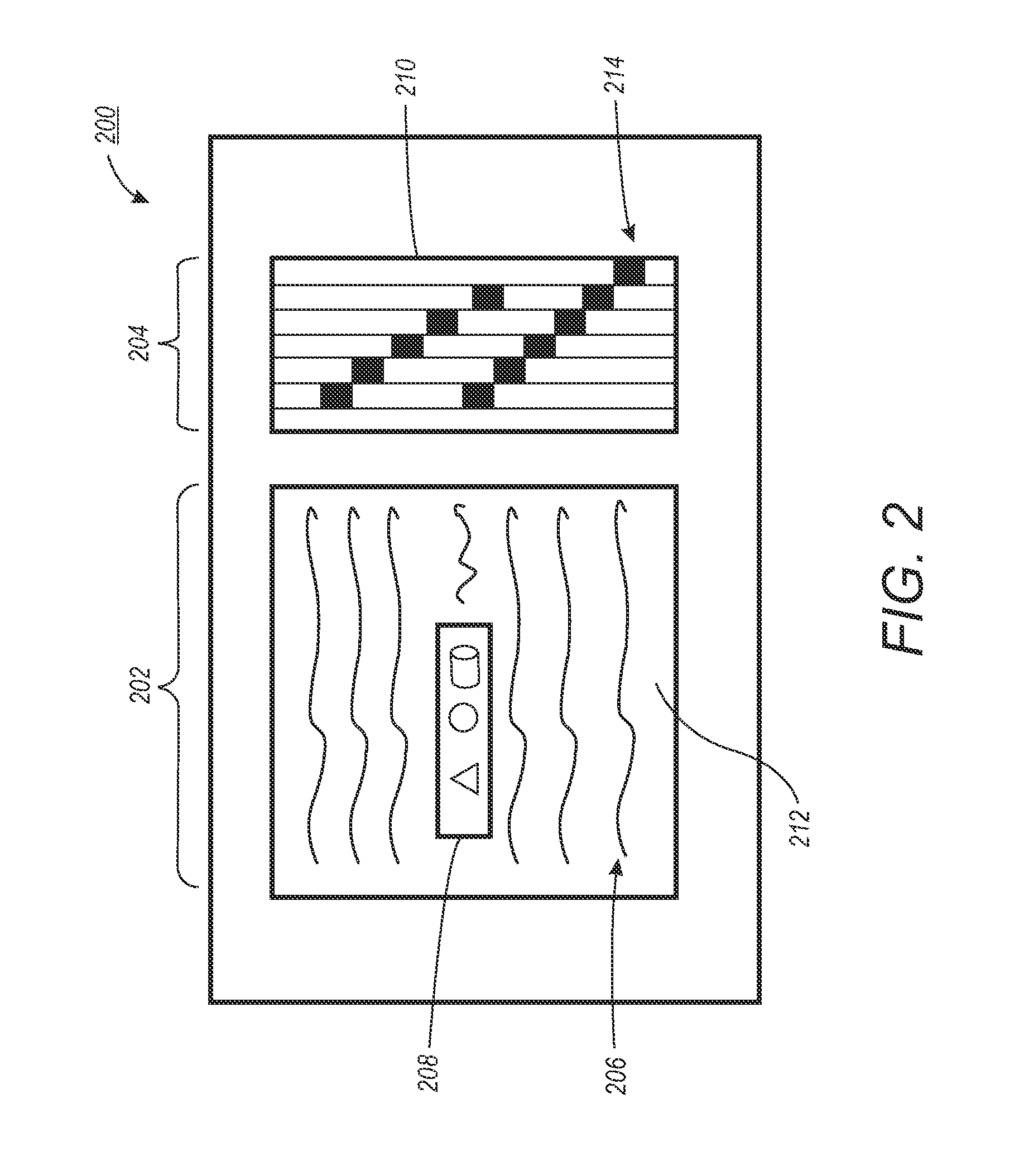 Riffler interface for an electronic reading device