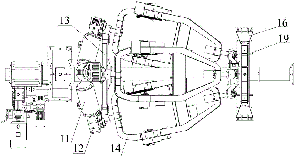 Cradle type cable forming machine and cradle apparatus thereof