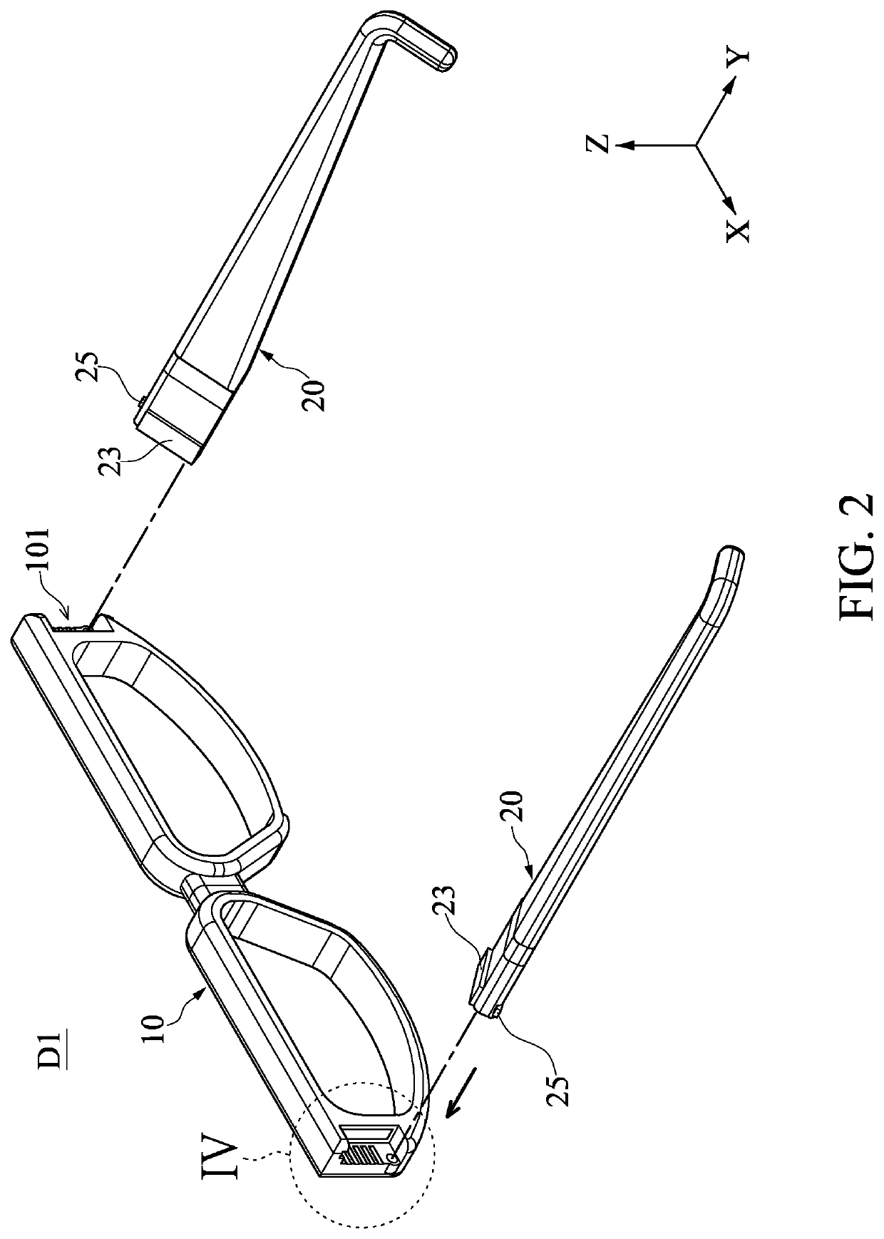 Wearable device and electrical connector with magnetic attraction