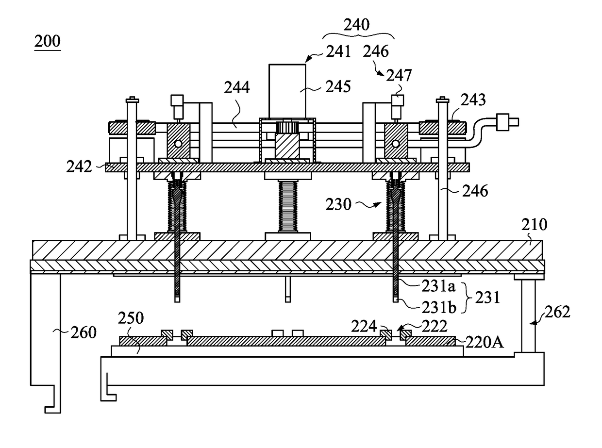 Assembling device used for semiconductor equipment