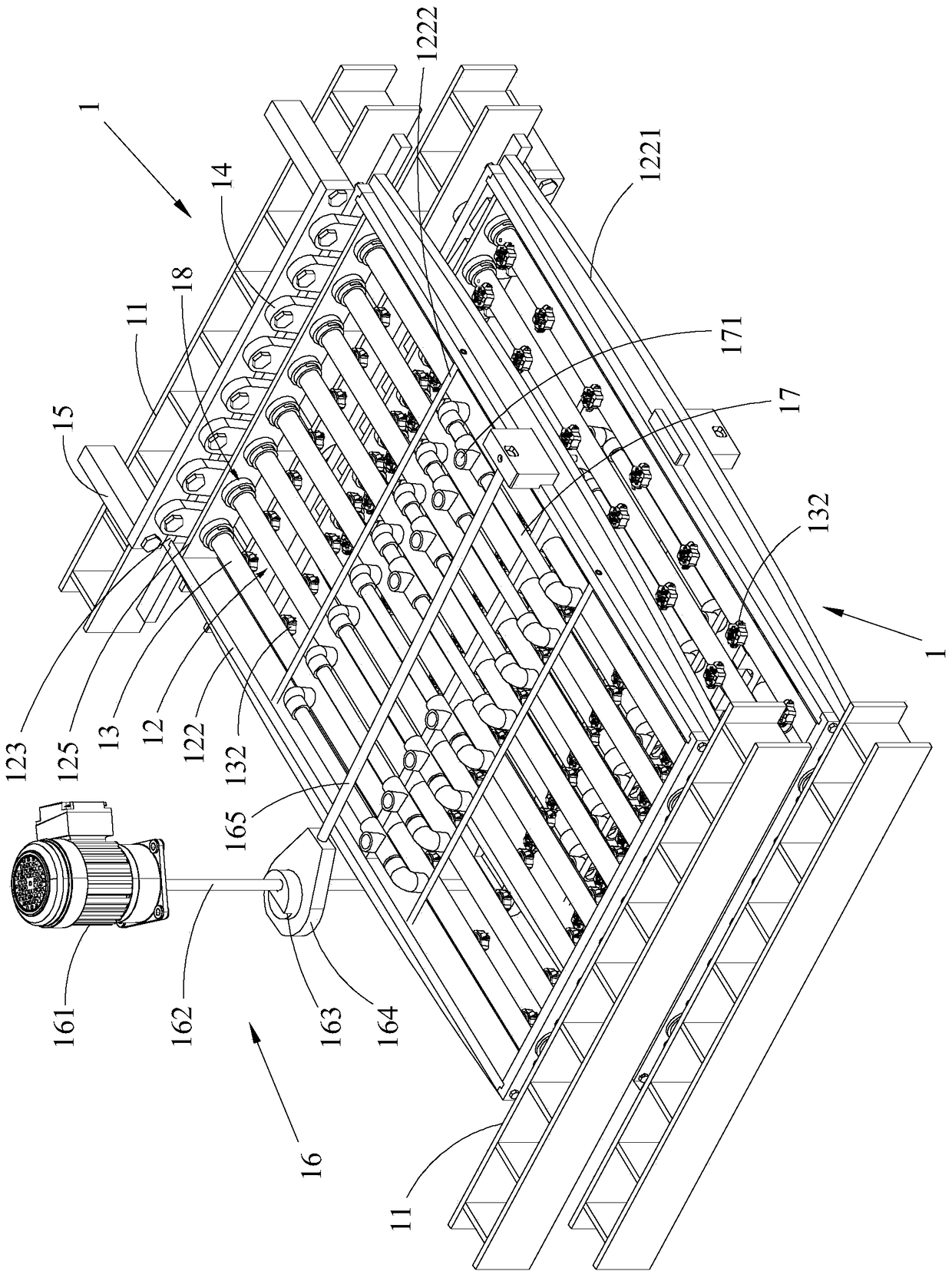 A double swing sprinkler