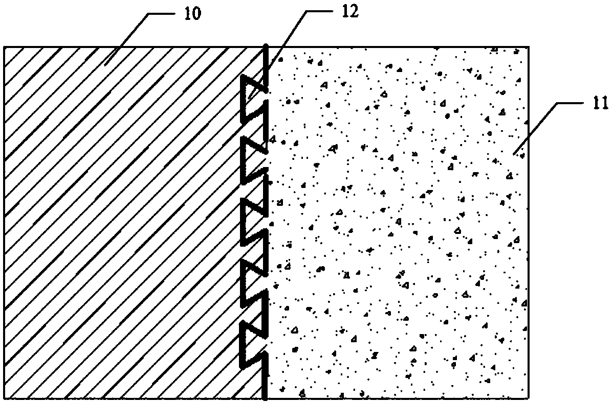 Roadbed paving structure for highway extension and construction method