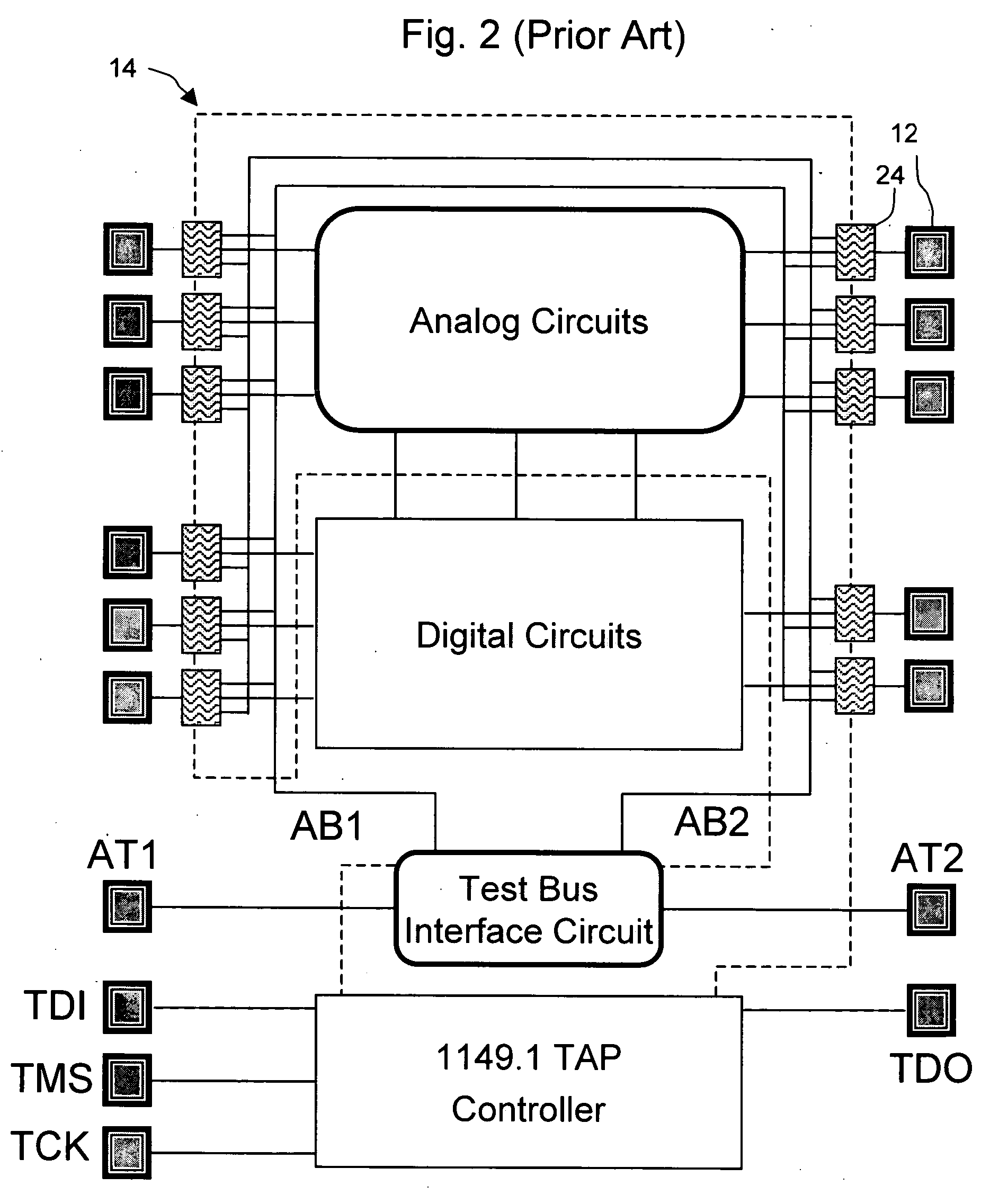 Circuit and method for testing high speed data circuits