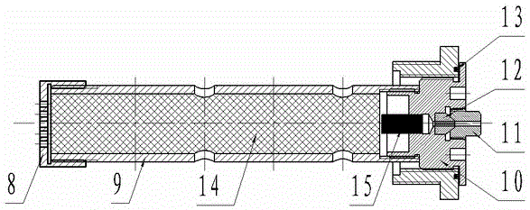 Non-pressure-storage type low-temperature gas generator for powder spraying fire extinguisher