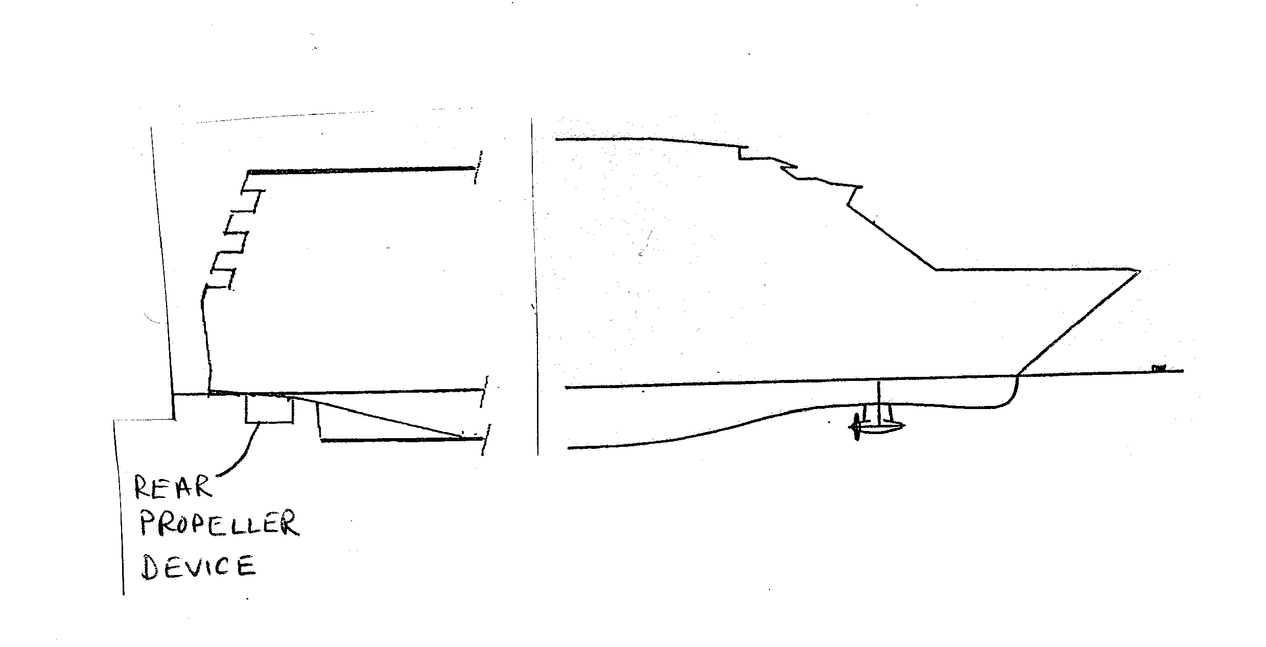 Steering and propulsion arrangement for ship