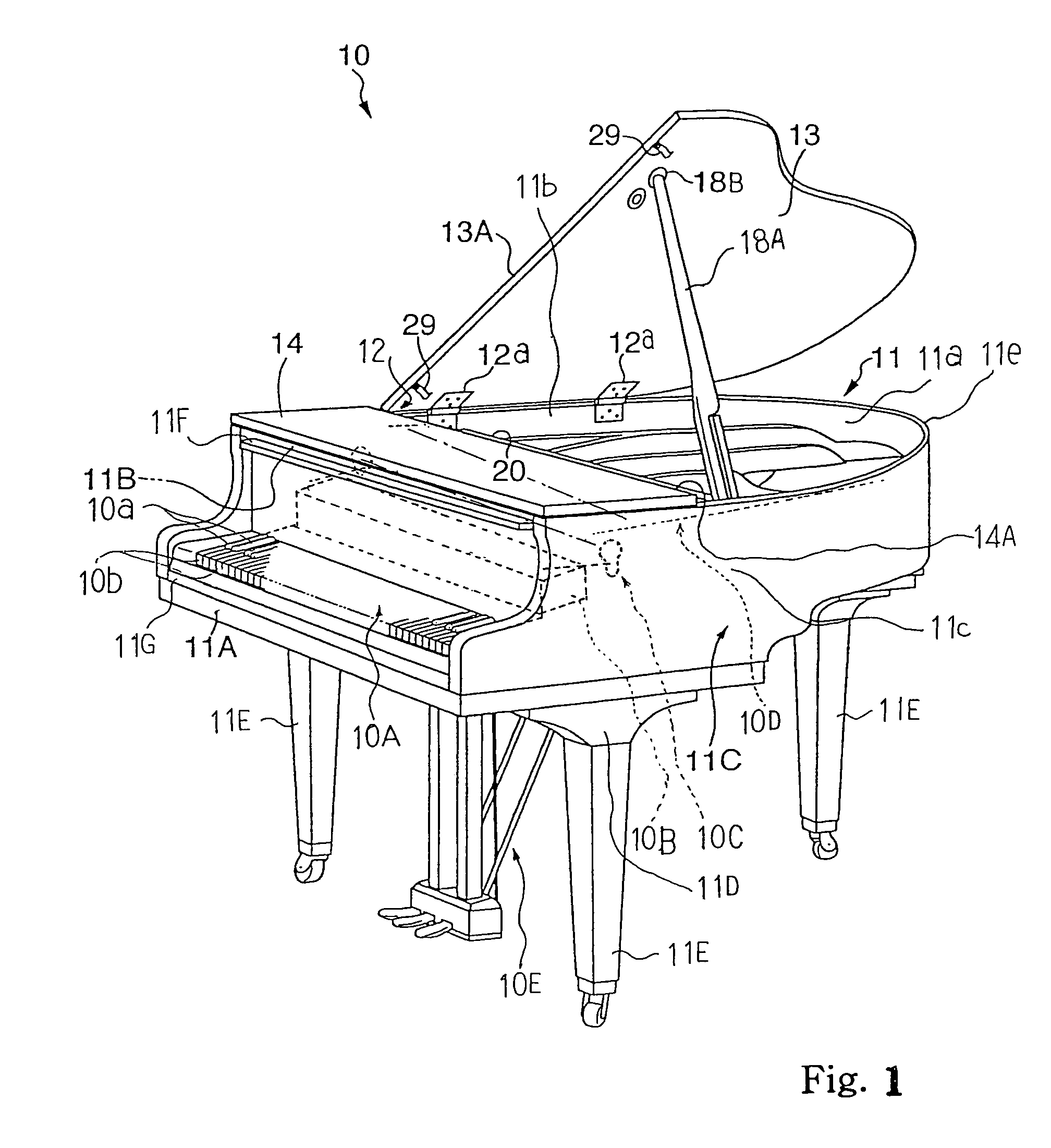Keyboard musical instrument equipped with automatic top board spacer