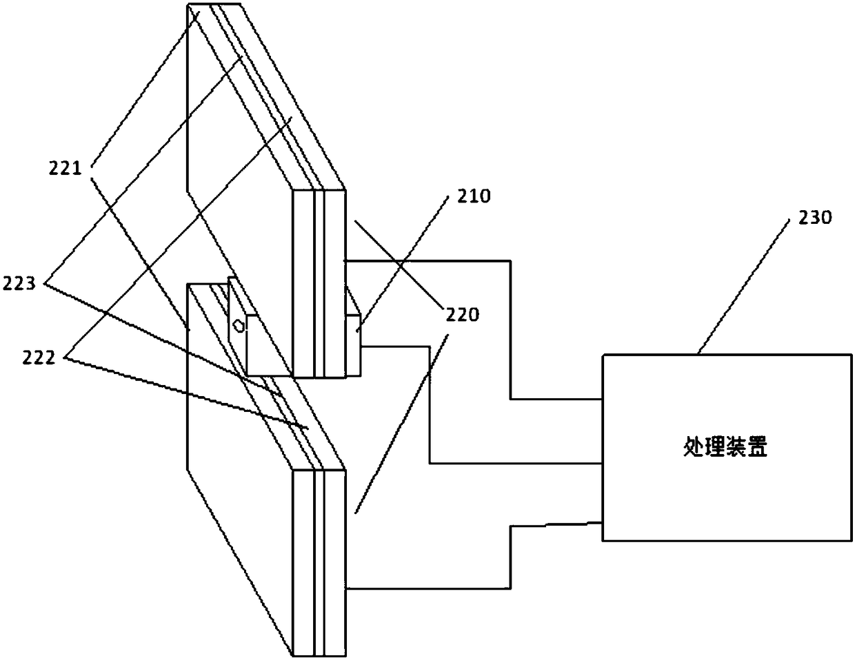 Detection system and method based on backscatter imaging