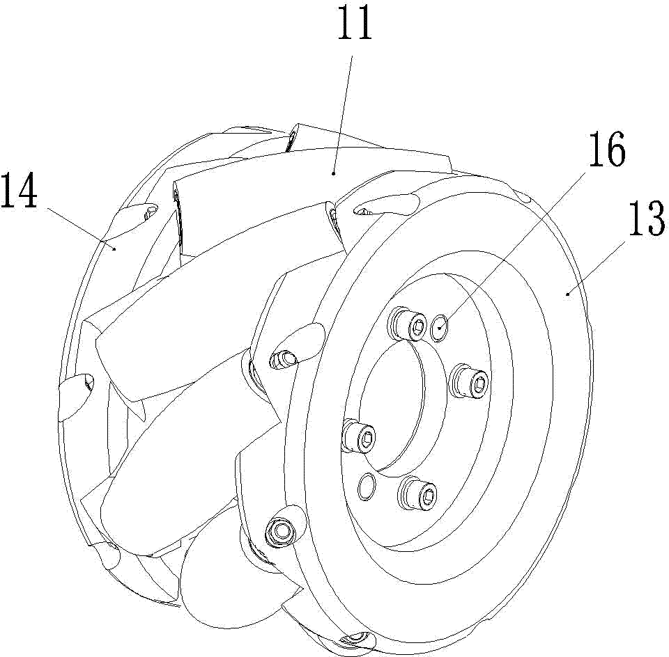 All-dimensional wheel and all-dimensional mobile platform using same