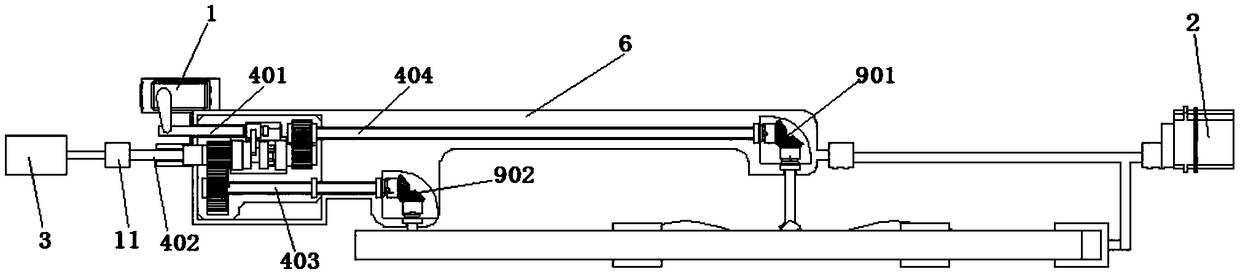 An Air Flight/Land Travel Amphibious Mode Switching Mechanism for Unmanned Aerial Vehicles
