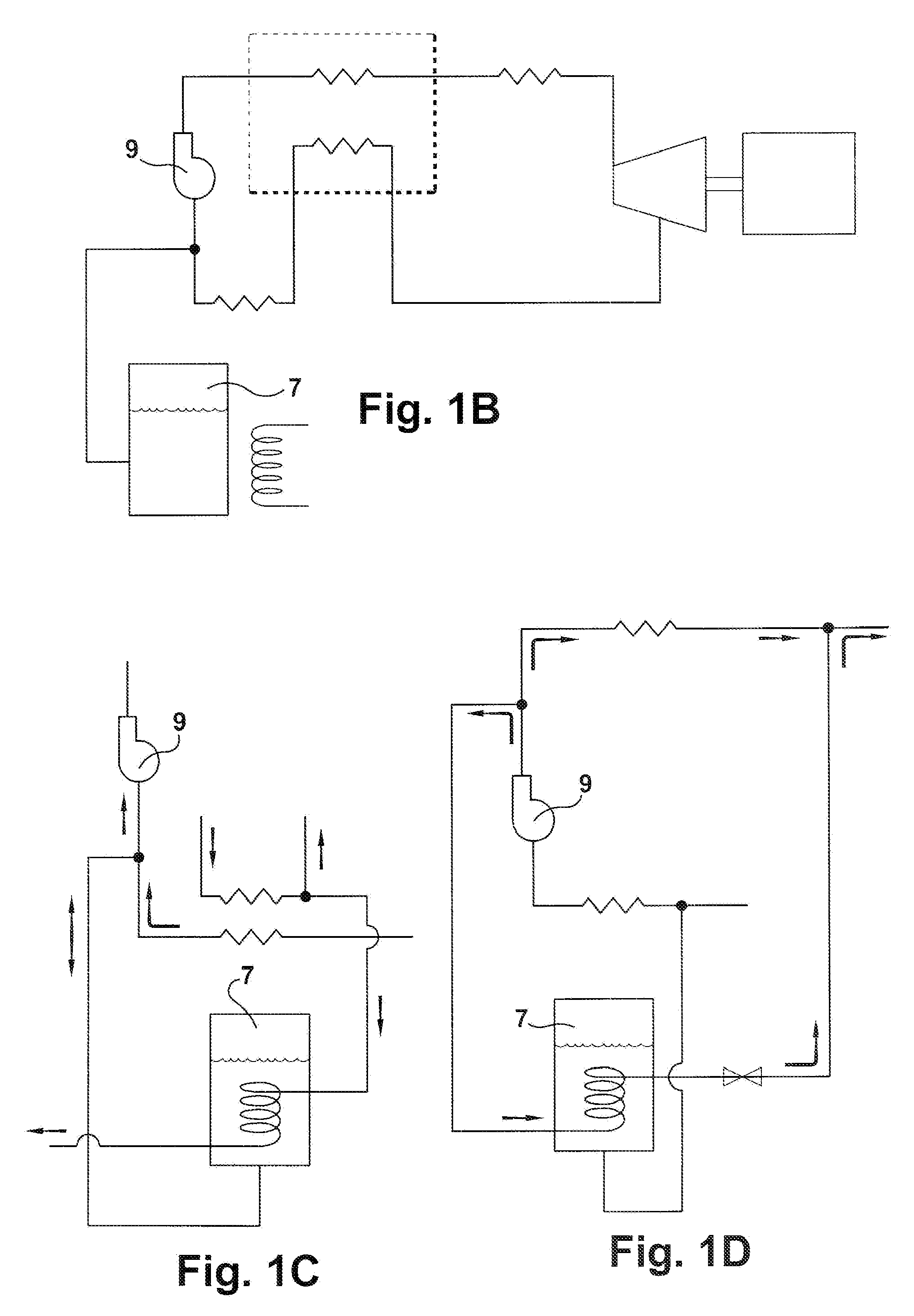 Heat engine and heat to electricity systems and methods with working fluid fill system