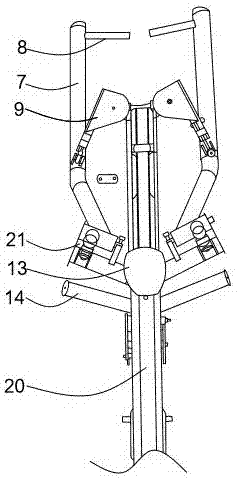 High pulley pull-down device