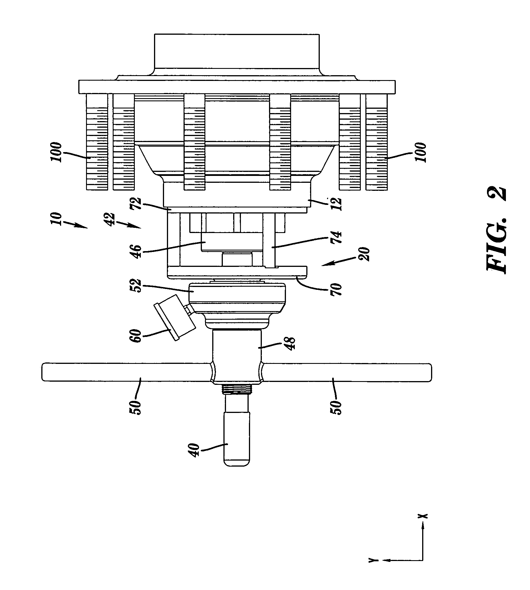 Apparatus for providing a load on a bearing, the bearing having an inner race mounted to a shaft and the bearing retained by a nut