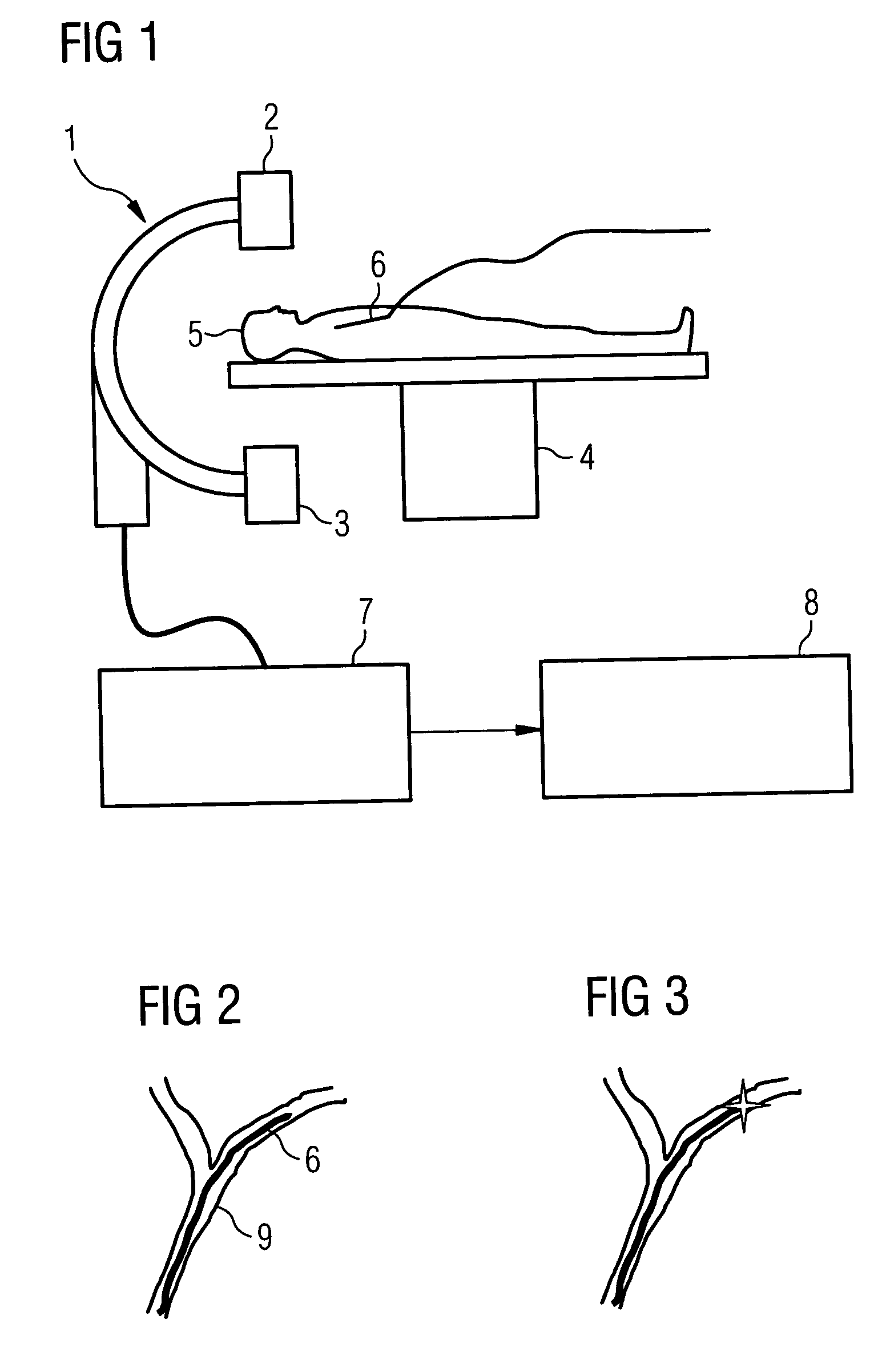 Method for determining the position of an instrument with an x-ray system