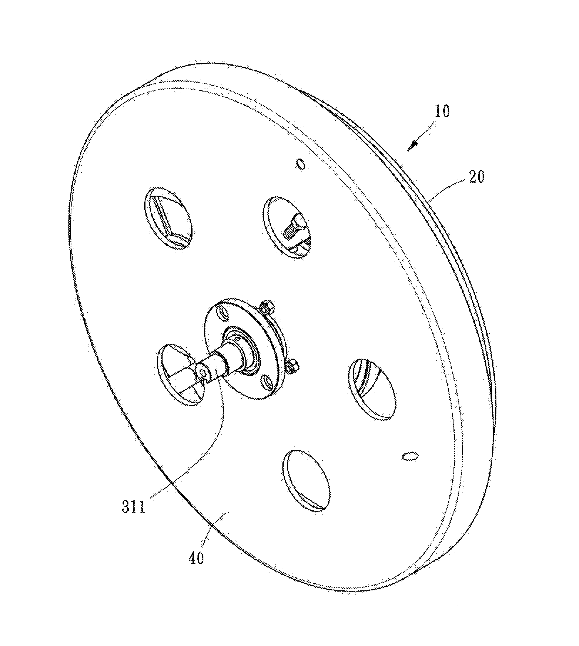 Integrated flywheel set for exercise equipment