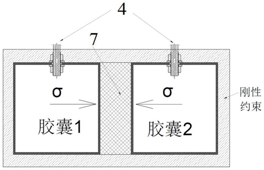 Force transfer capsule capable of realizing ultrahigh hydraulic loading