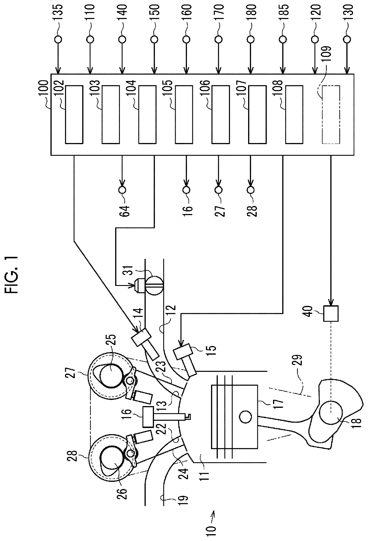 Control system for internal combustion engine, and internal combustion engine