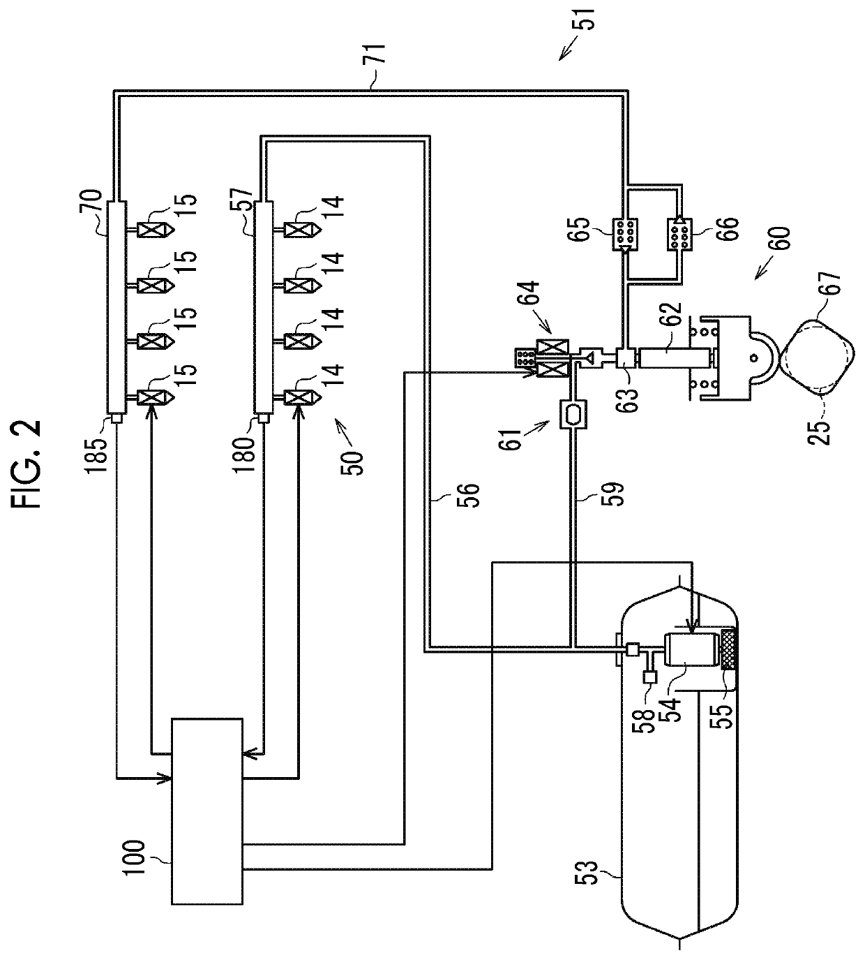 Control system for internal combustion engine, and internal combustion engine