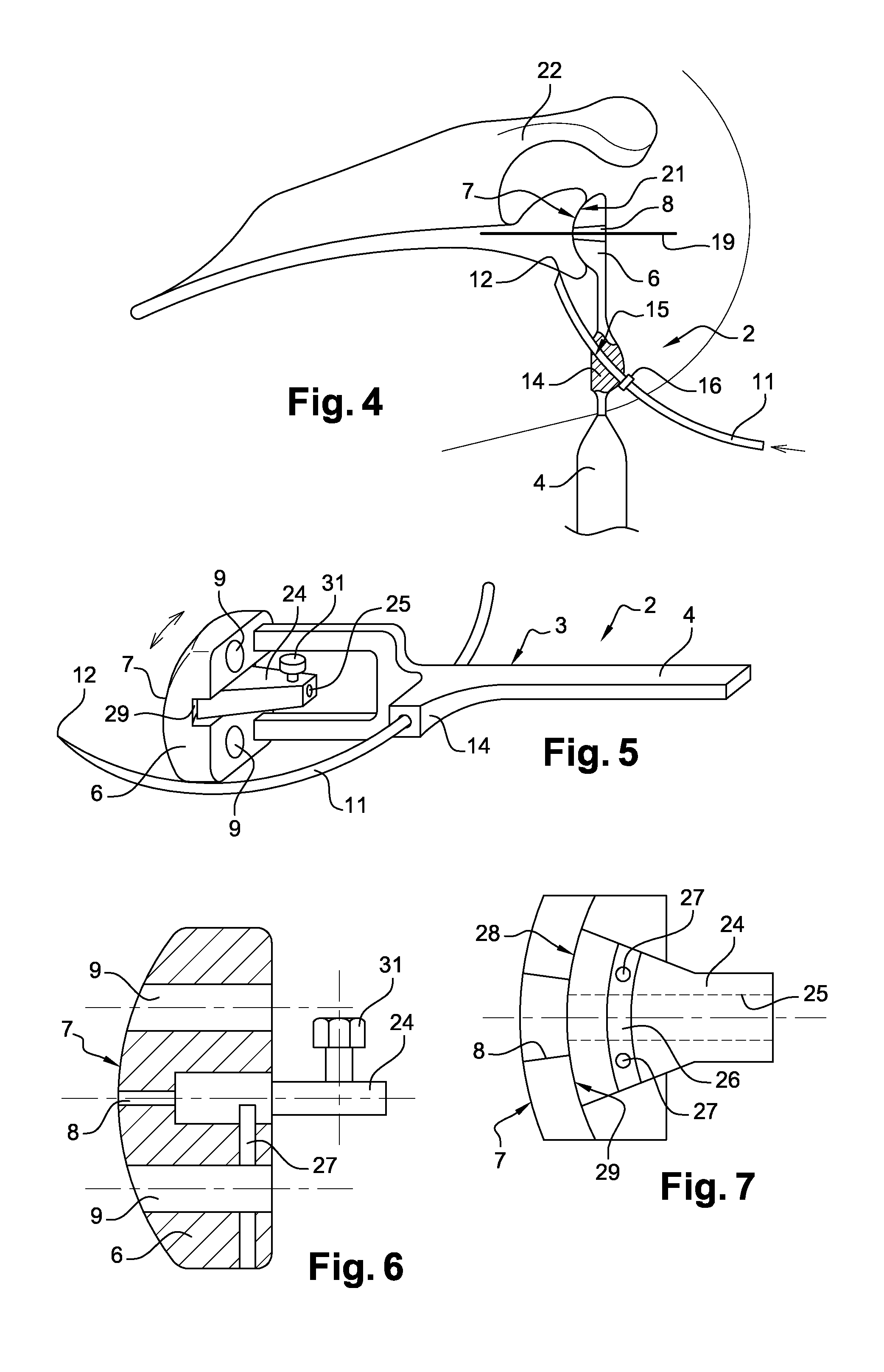 Device for guiding piercing tools for placing a glenoid implant