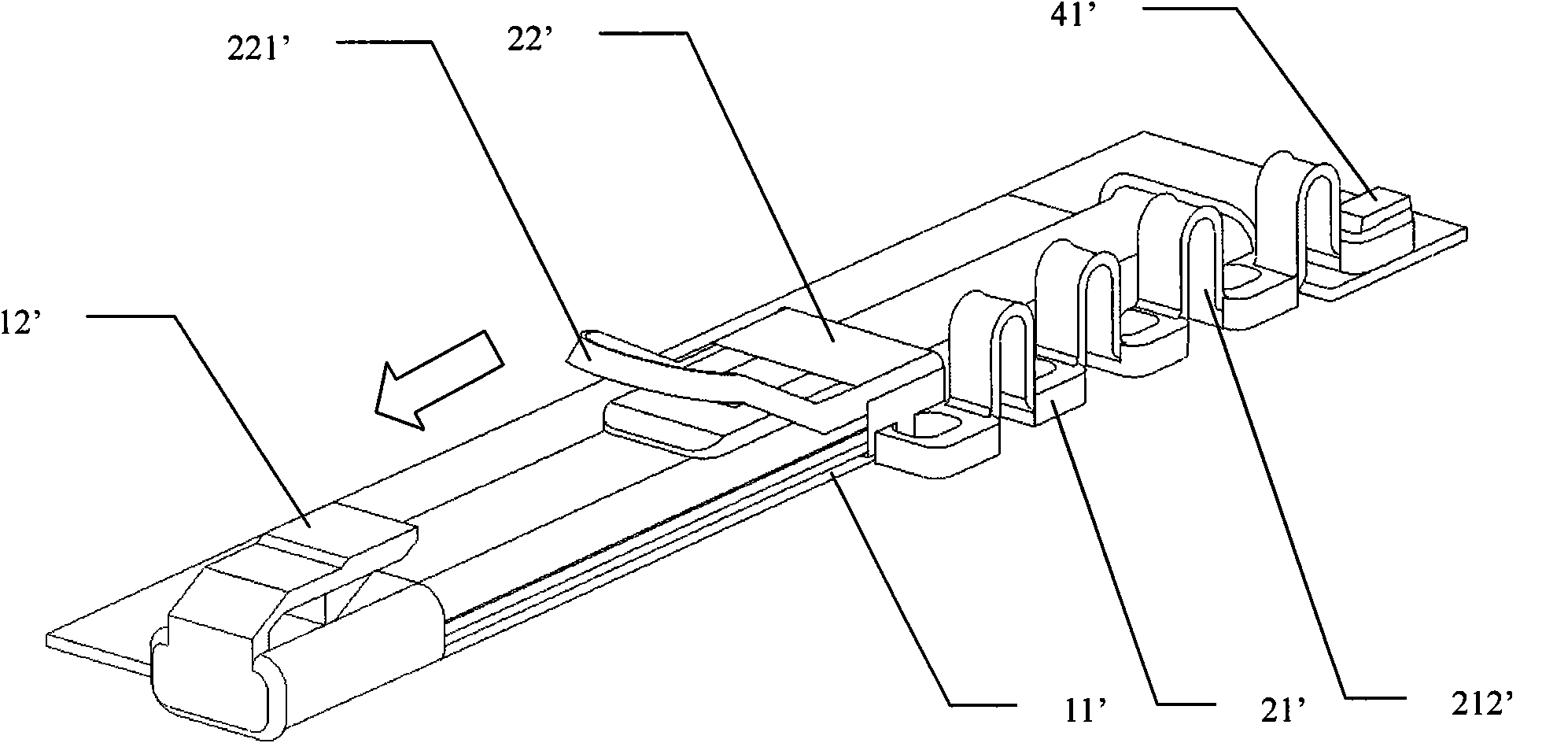 Device for penetrating and tying shoelace and capable of rapidly releasing shoelace