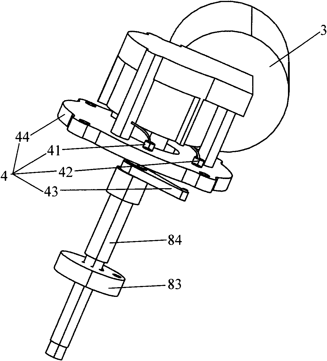 P step actuating mechanism of electric control mechanical automatic variable-speed device for electrically-operated car and control system