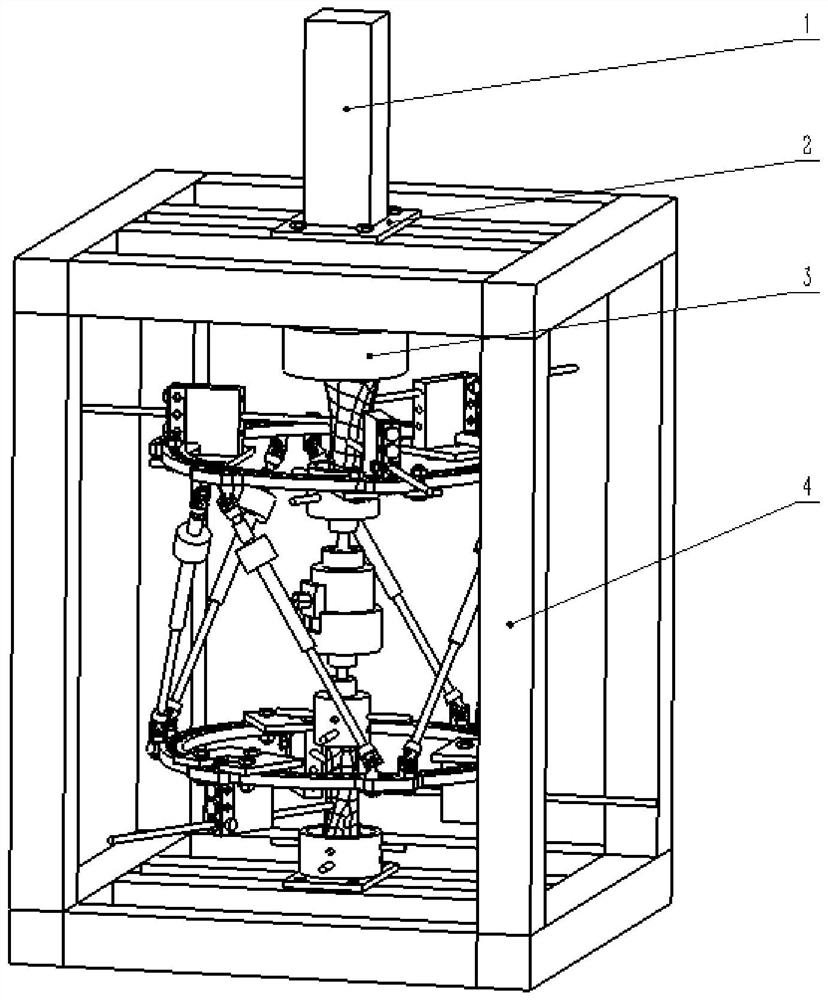 Outer fixing frame experiment table capable of detecting axial stress condition of skeleton