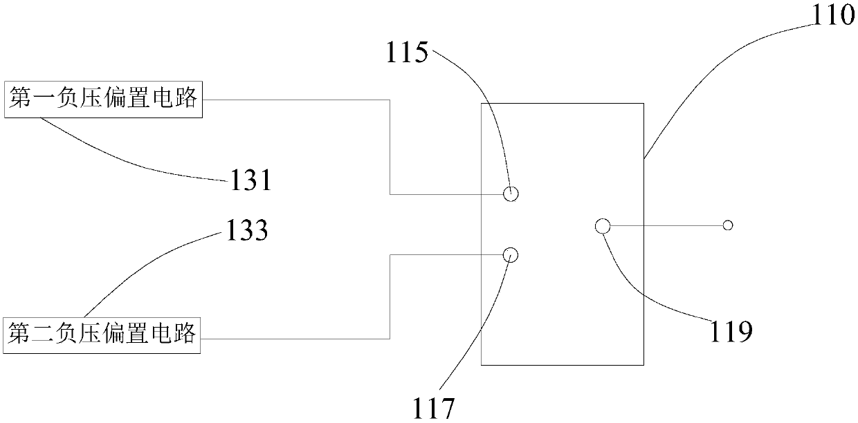 TDD switching circuit and depletion type semiconductor amplification circuit