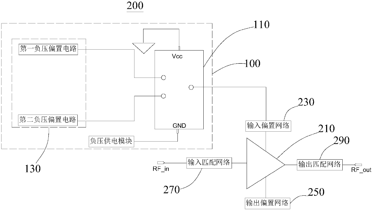 TDD switching circuit and depletion type semiconductor amplification circuit