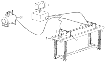 Laser air jet type automatic fresh fatty liver elasticity classification system and method