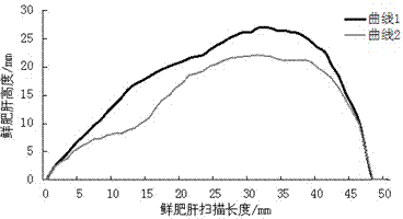 Laser air jet type automatic fresh fatty liver elasticity classification system and method