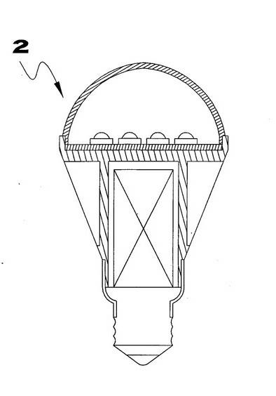 High-illumination LED (light emitting diode) lamp bulb with 360-degree full fire angle