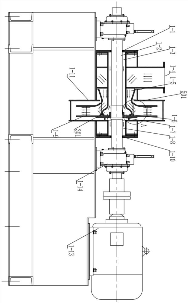 General centrifugal fan capable of being rapidly arranged