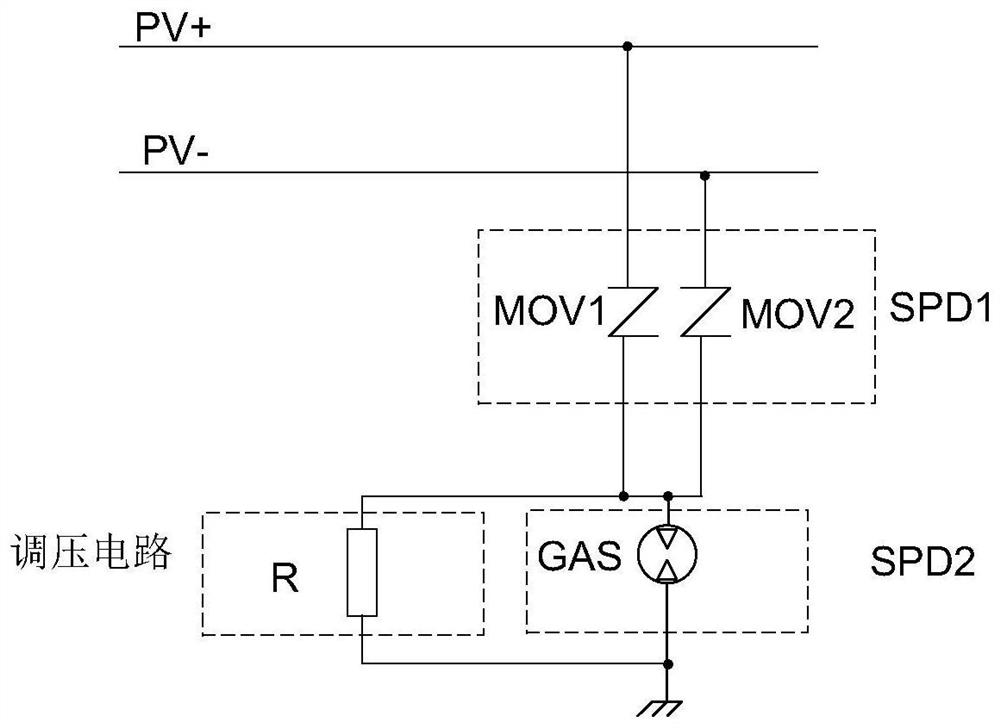 Lightning protection device and inverter