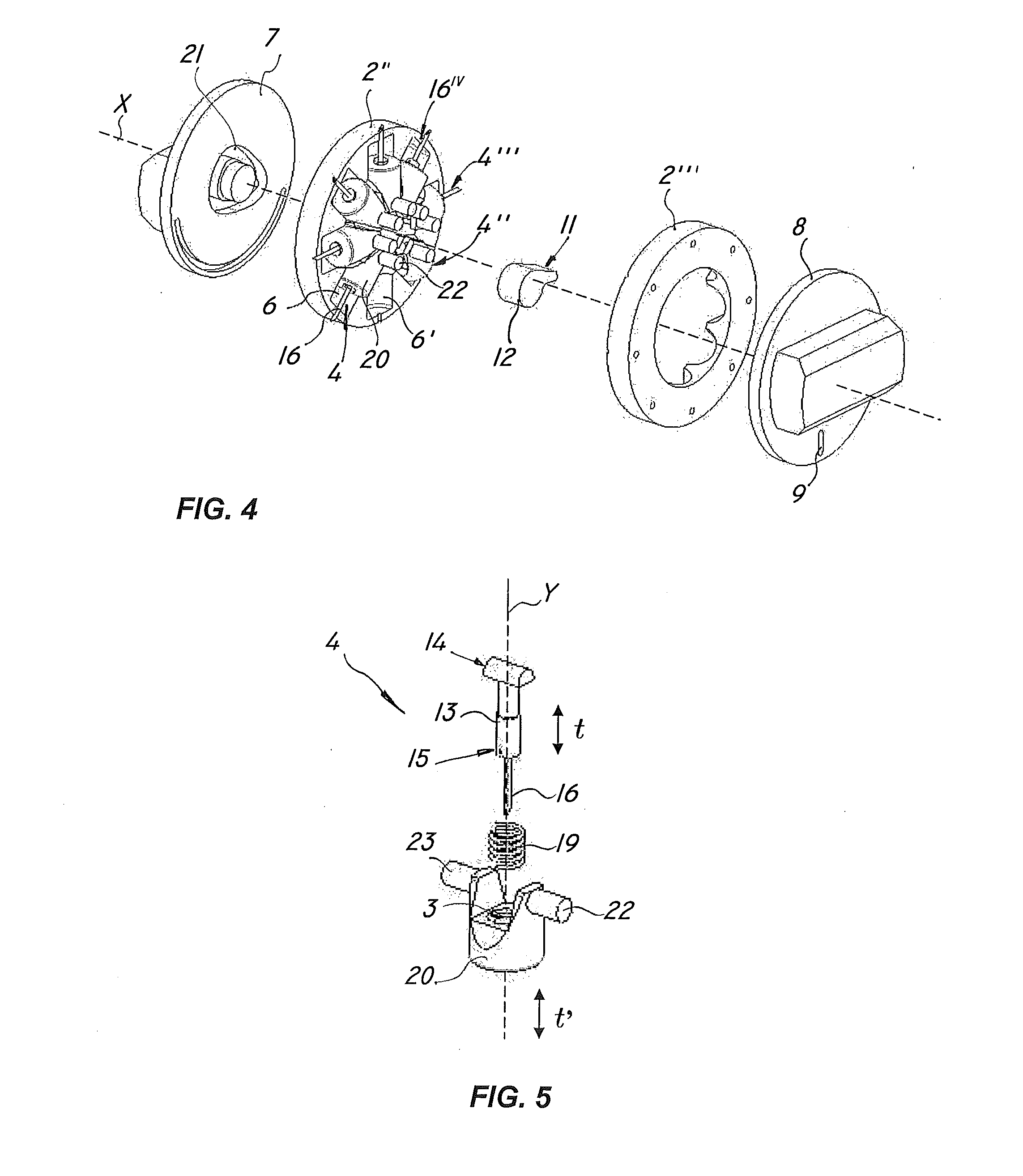 Multiple-injection medical apparatus