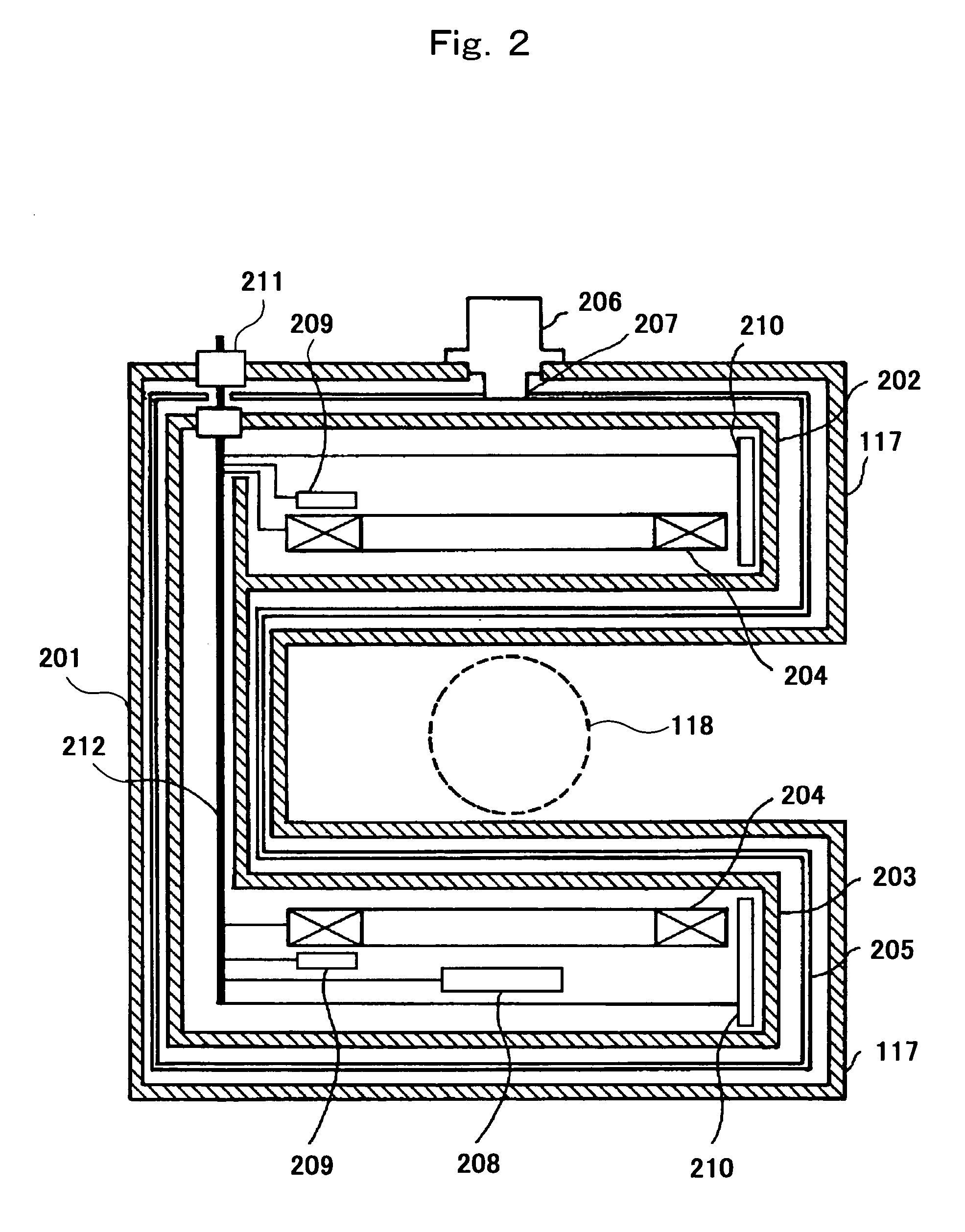 Magnetic resonance imaging apparatus provided with means for preventing closed loop circuit formation across and between inside and outside of cryostat