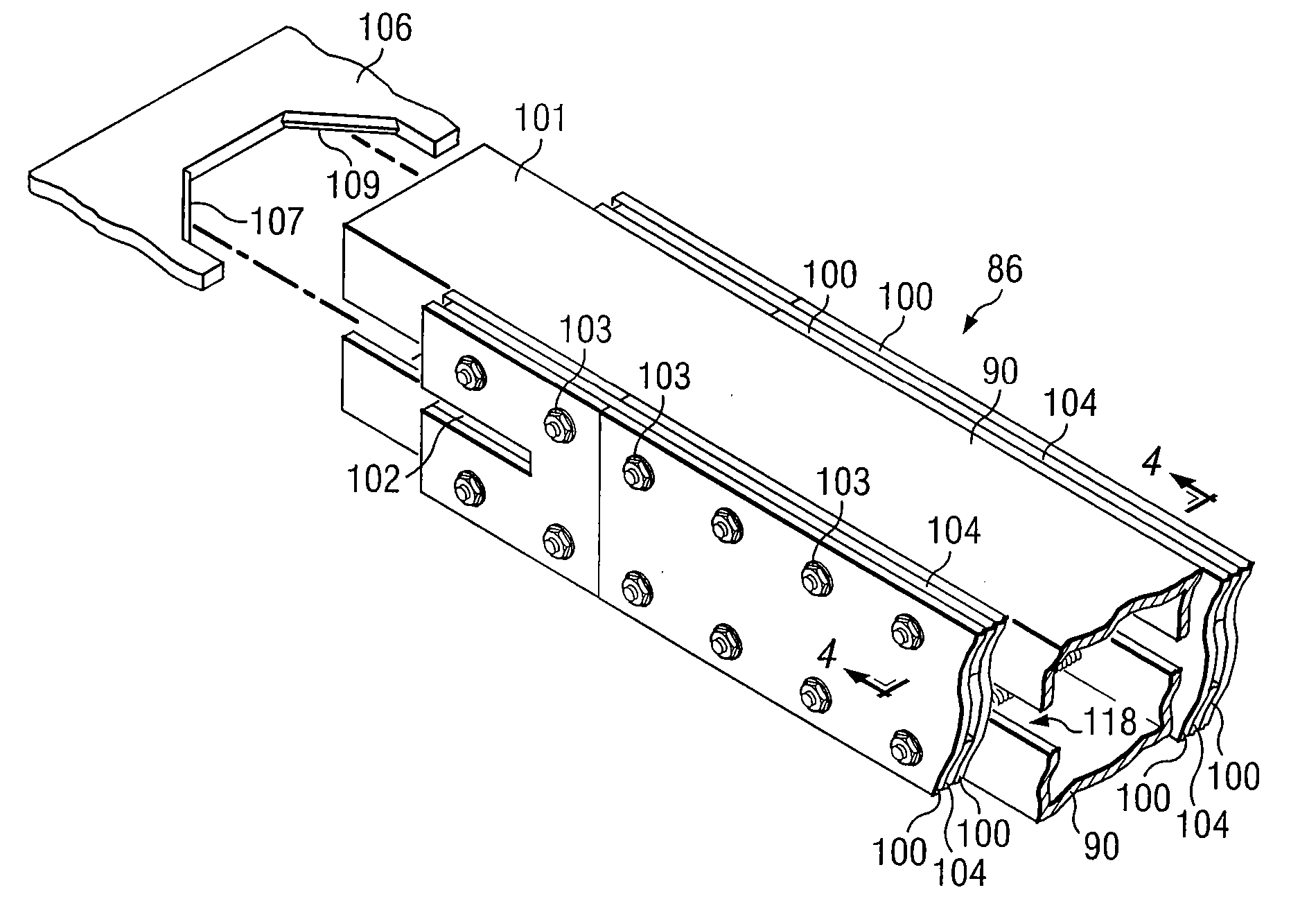 Flared Energy Absorbing System and Method