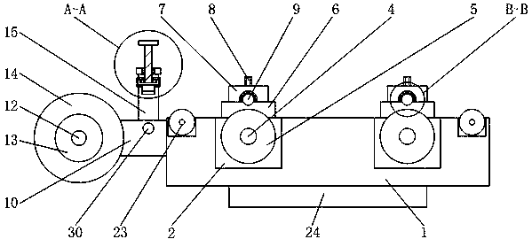 A high-voltage line deicing equipment