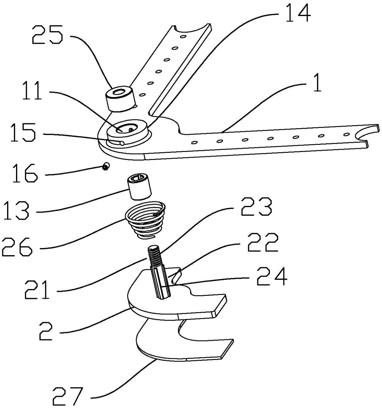 Pressure plate unit mechanism