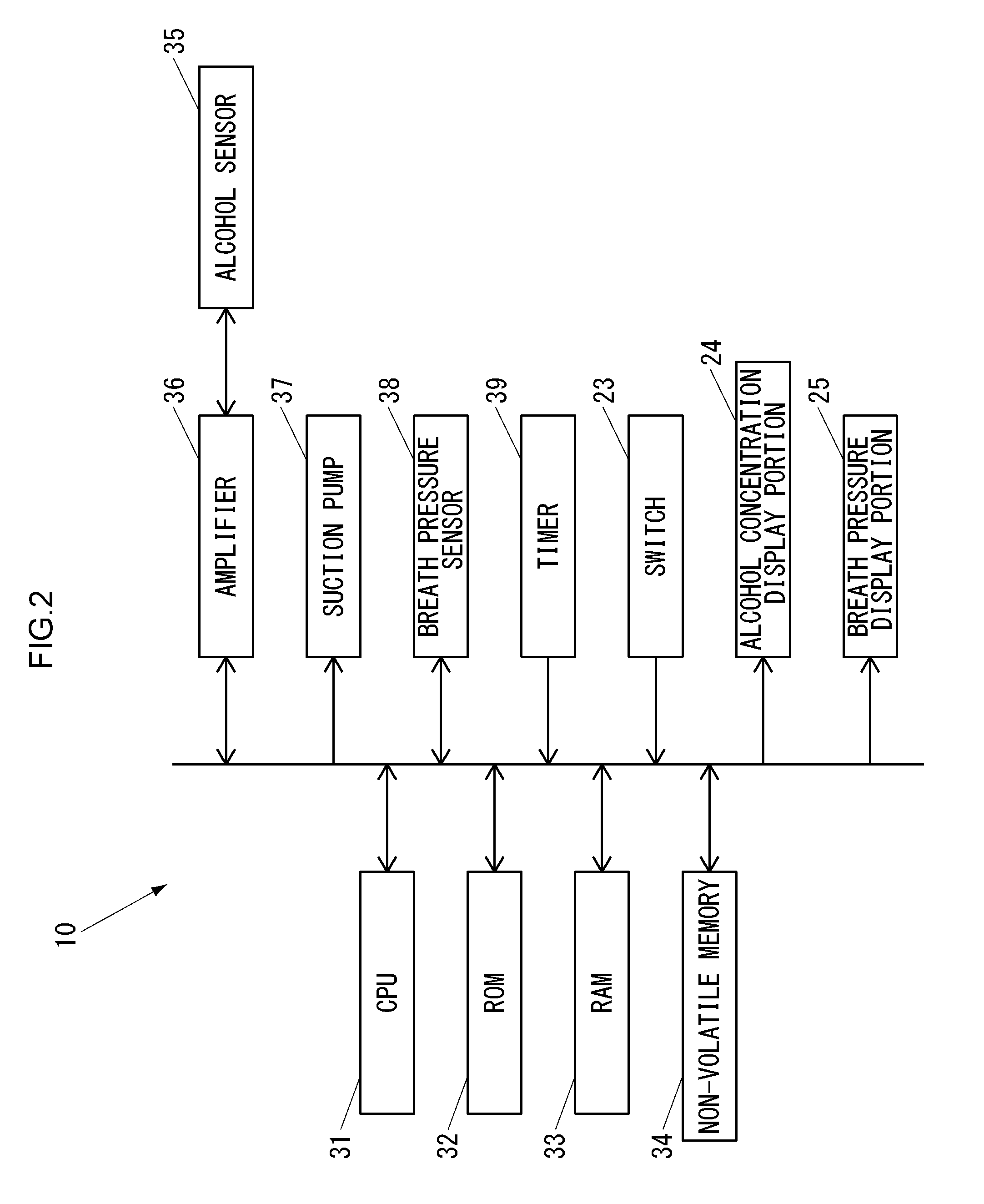 Breath alcohol measuring apparatus