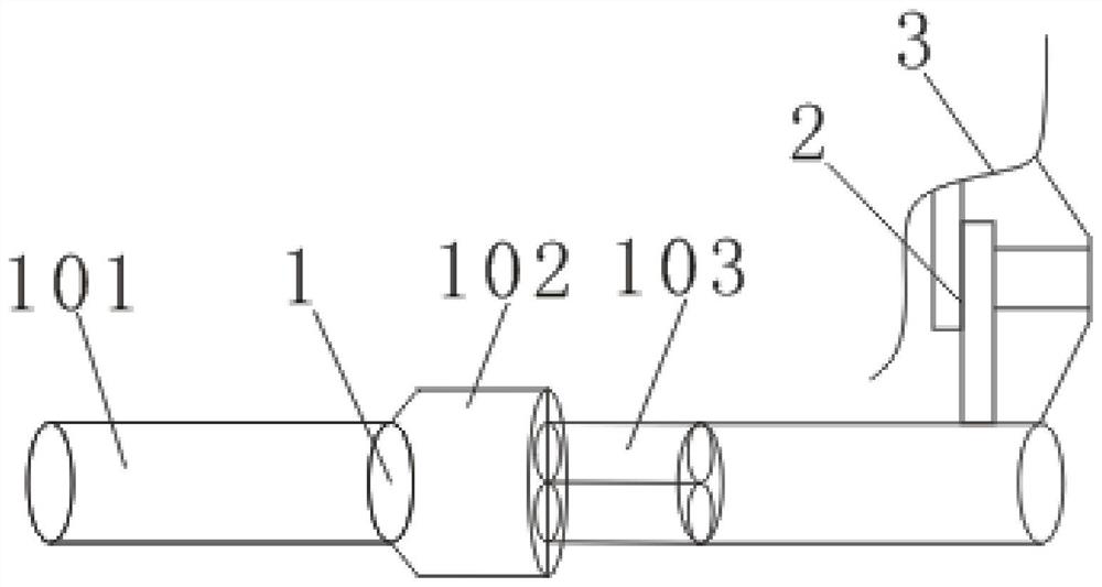 An automobile beam chair device with an energy storage buffer structure