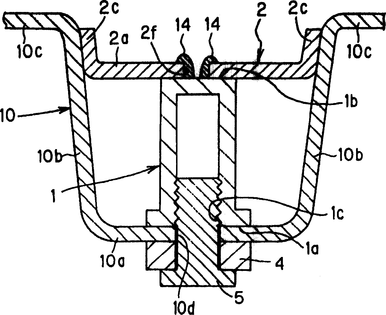 Pipe nut supporting structure