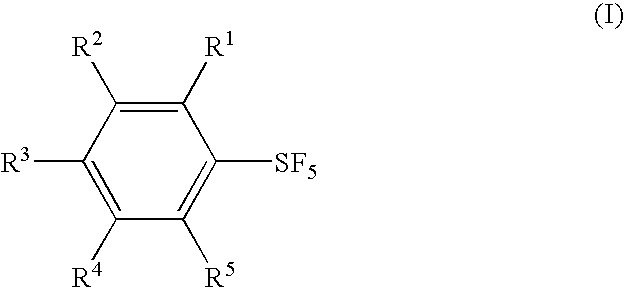 Methods for Producing Fluorinated Phenylsulfur Pentafluorides