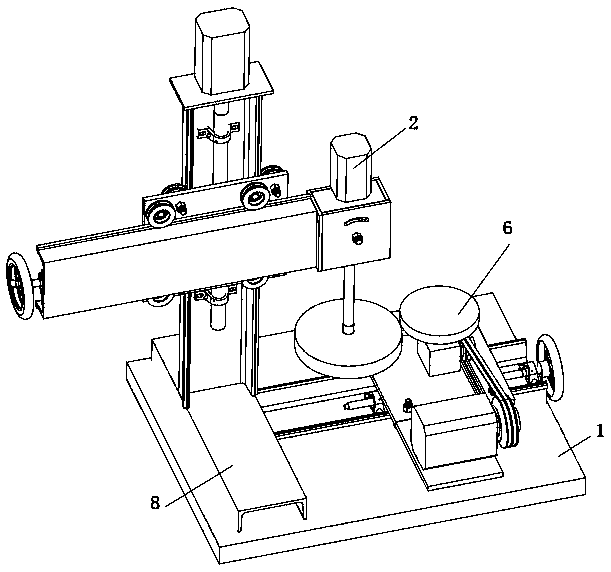 Vertical polishing machine
