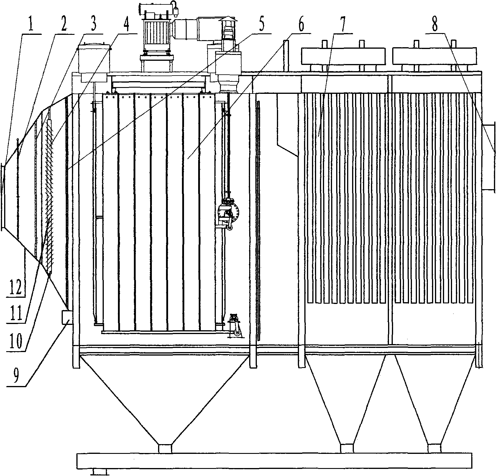 Electric bag combined dust catcher