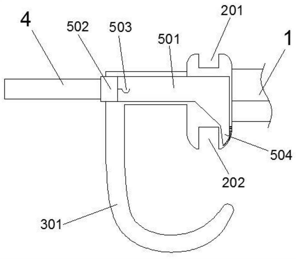 Oral cavity imbedded breathing trachea capable of continuously adsorbing saliva