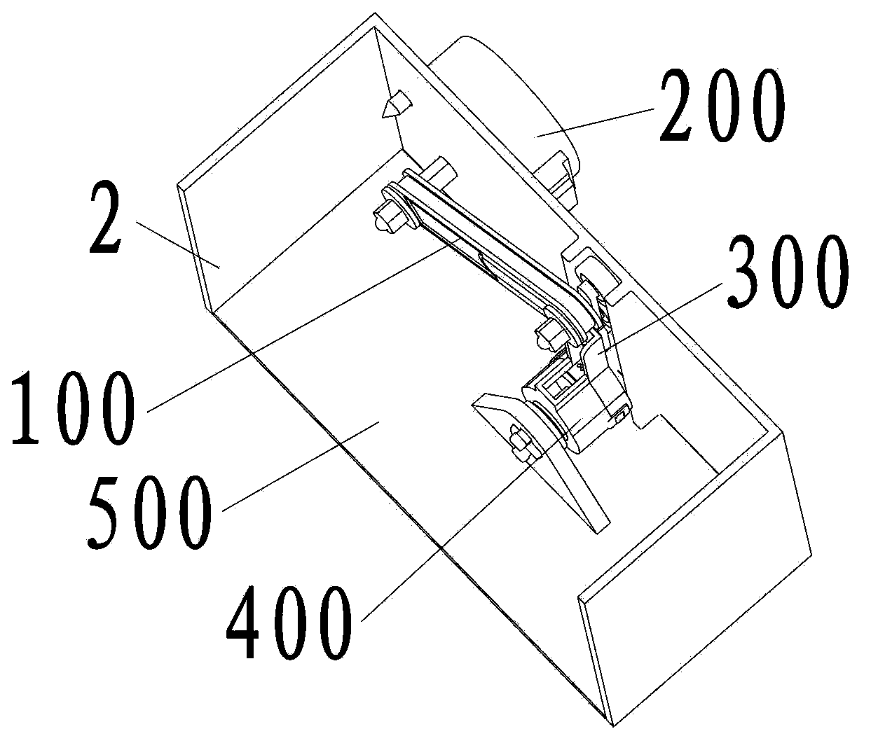 Lifting type air guide device and air-conditioner
