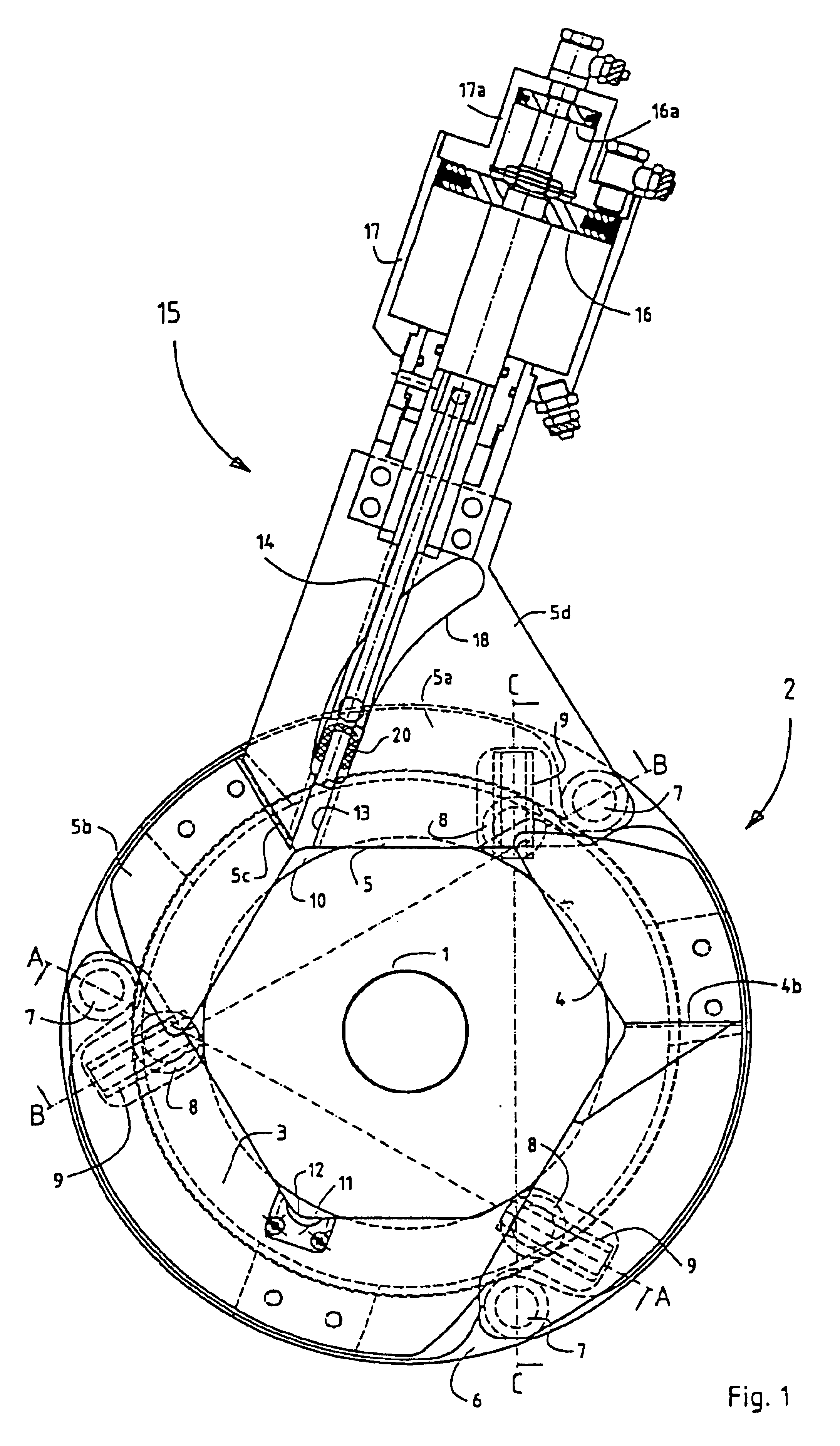 Closing device for flexible tubular packaging